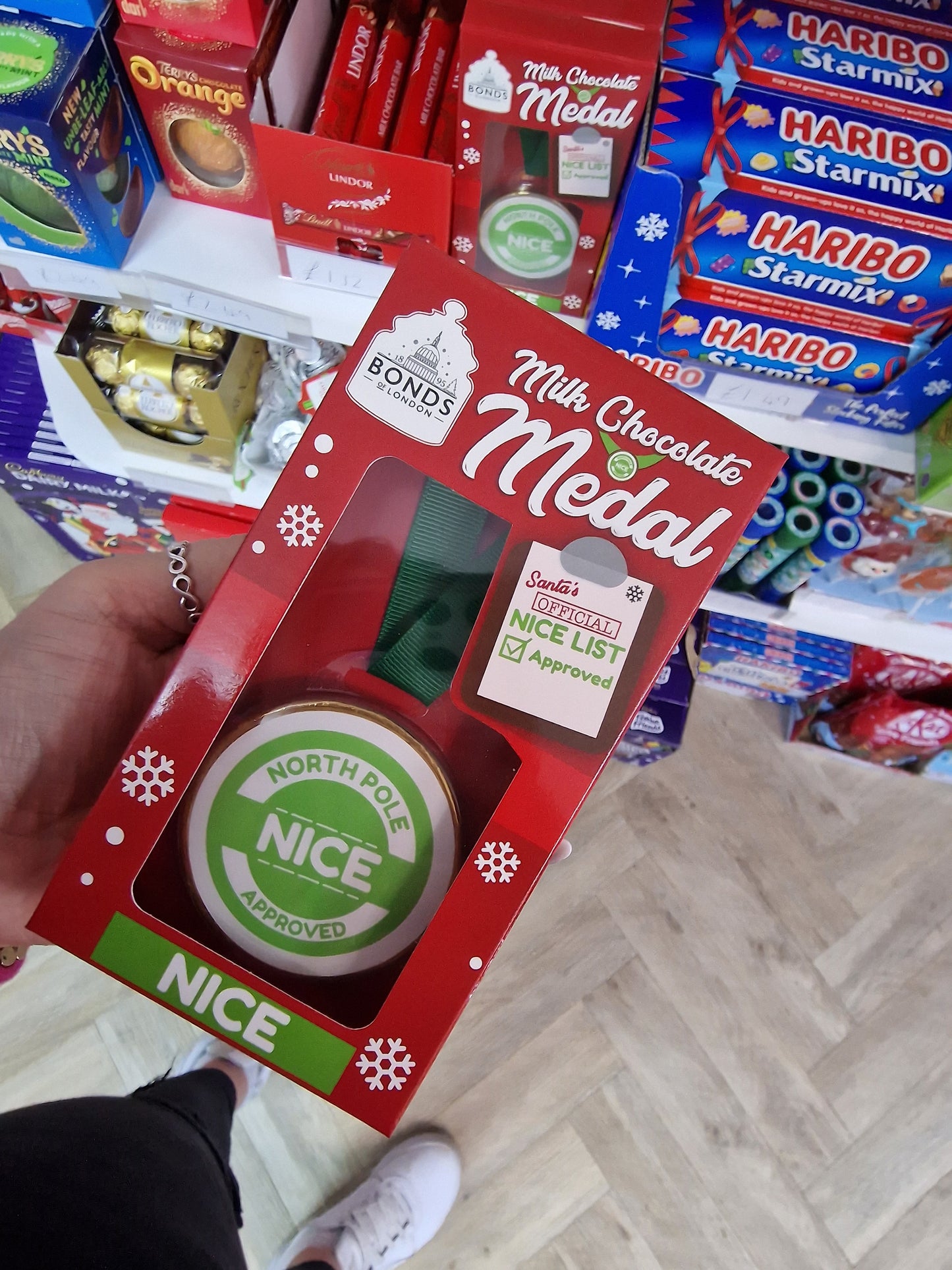 Milk Chocolate nice list medal