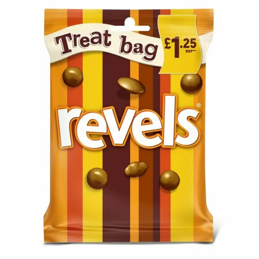 Revels Milk Chocolate With Raisins, Coffee Or Orange Treat Bag